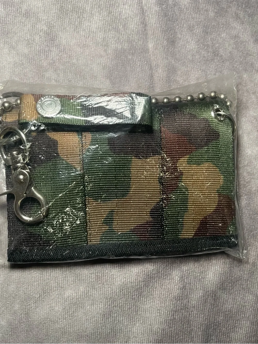 New Harvey’s seatbelt brand camo trucker wallet unisex